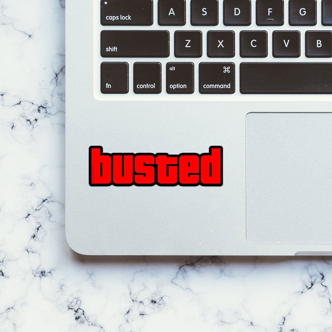 Busted Sticker - STICK IT UP