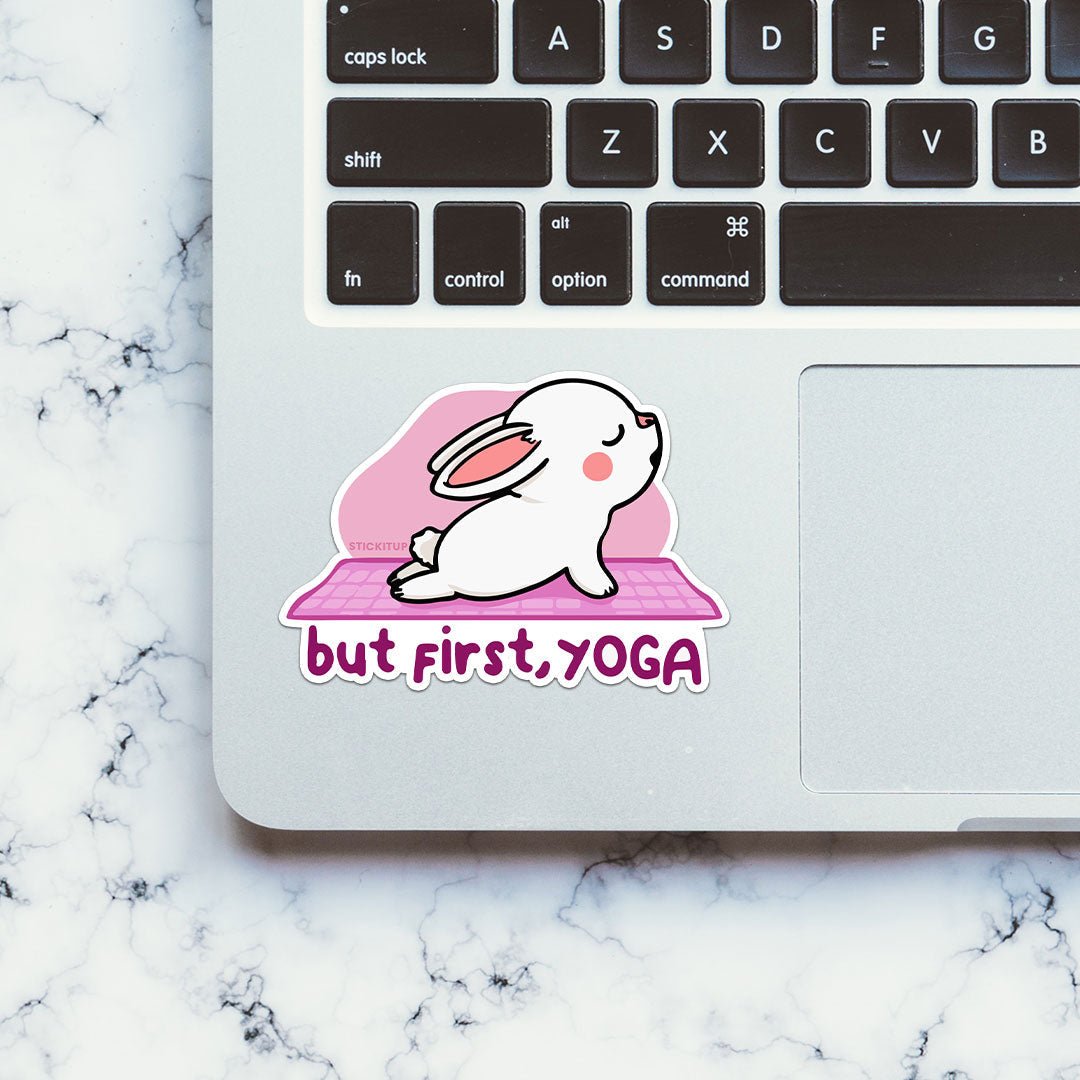 But First Yoga Sticker - STICK IT UP