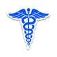 Caduceus Bumper Sticker waterproof vinyl decal for laptop, bike, car & bottle