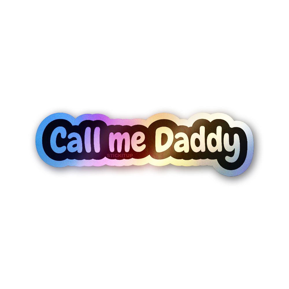 Call Me Boss Holographic Stickers - Holographic stickers | STICK IT UP
