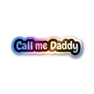 Call Me Boss Holographic Stickers - Holographic stickers | STICK IT UP