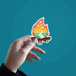 Campfire Sticker waterproof vinyl decal for laptop, bike, car & bottle