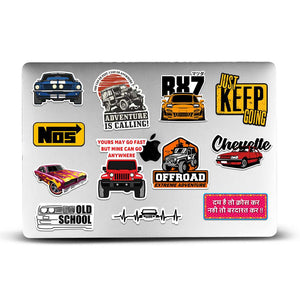 Car Sticker Packs [50 sticker] waterproof vinyl decal for laptop, bike, car & bottle