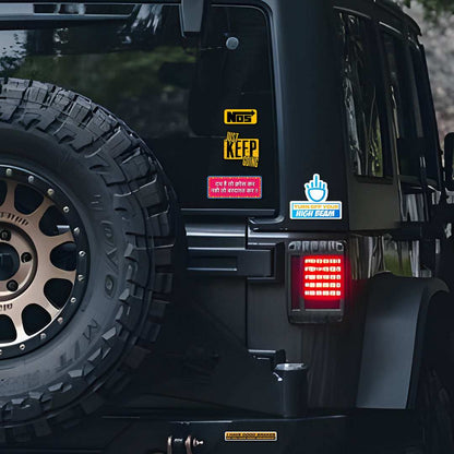 Car Sticker Packs [50 sticker] waterproof vinyl decal for laptop, bike, car & bottle