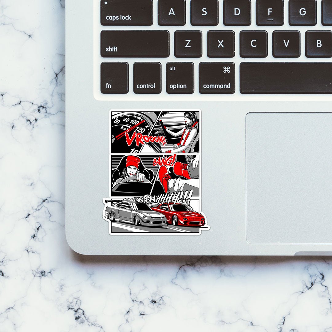 Car Vrooom Sticker - Stickers | STICK IT UP