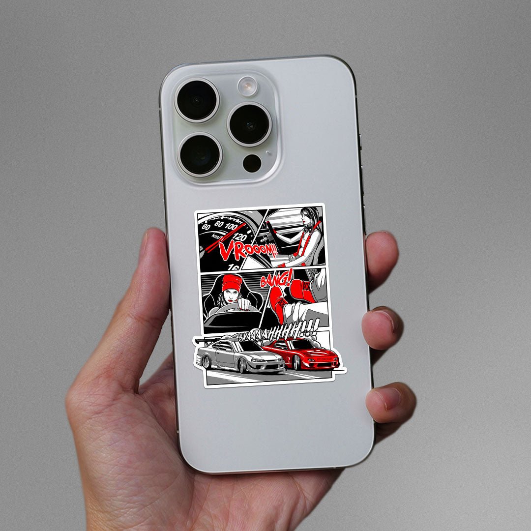 Car Vrooom Sticker - Stickers | STICK IT UP