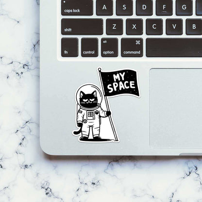 Cat Space Sticker - STICK IT UP