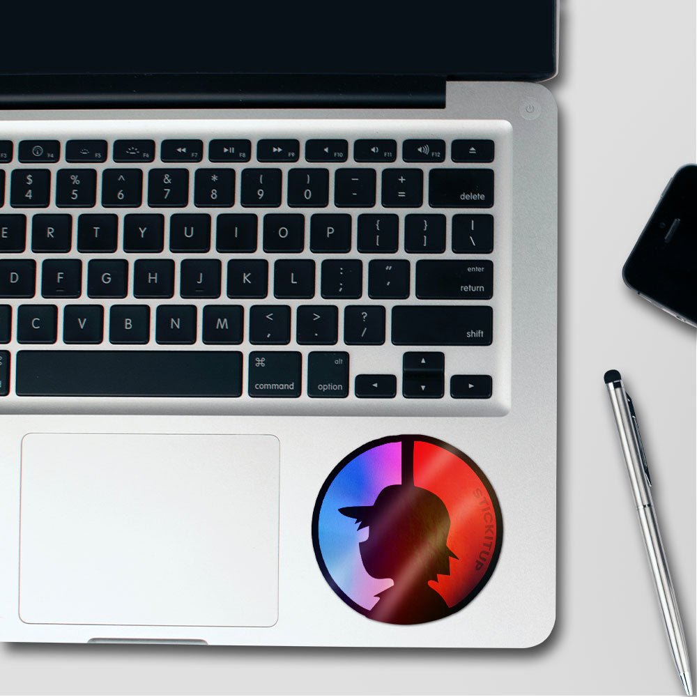 Catching The Dream Holographic Stickers waterproof vinyl decal for laptop, bike, car & bottle
