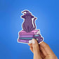 Catwitch Sticker waterproof vinyl decal for laptop, bike, car & bottle