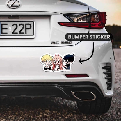 Chainsaw Man Bumper Sticker - STICK IT UP