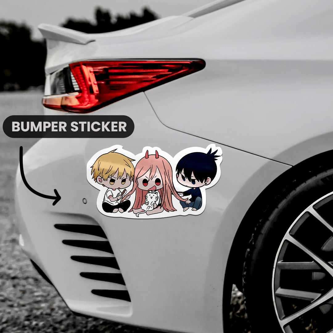 Chainsaw Man Bumper Sticker - STICK IT UP