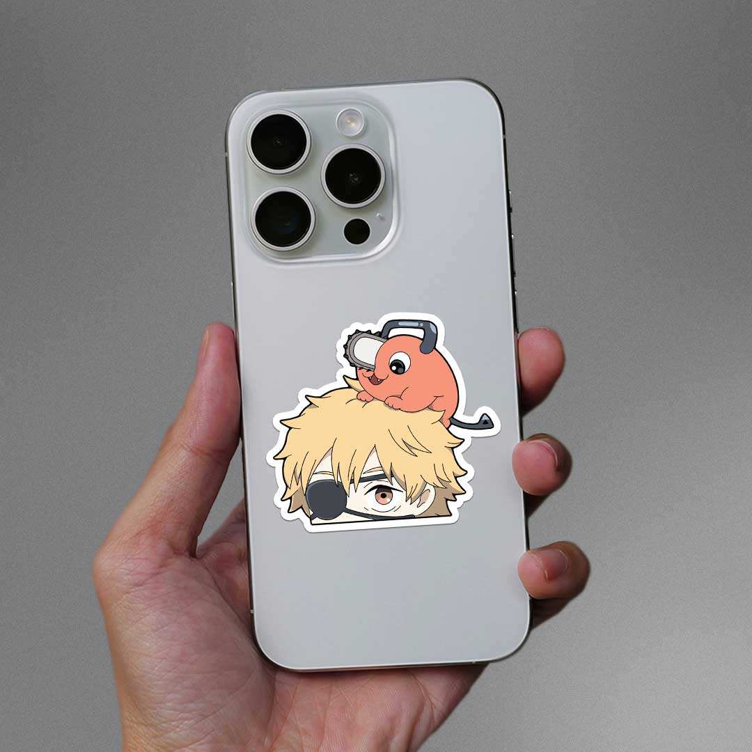 Chainsaw Man Chibi Sticker - STICK IT UP