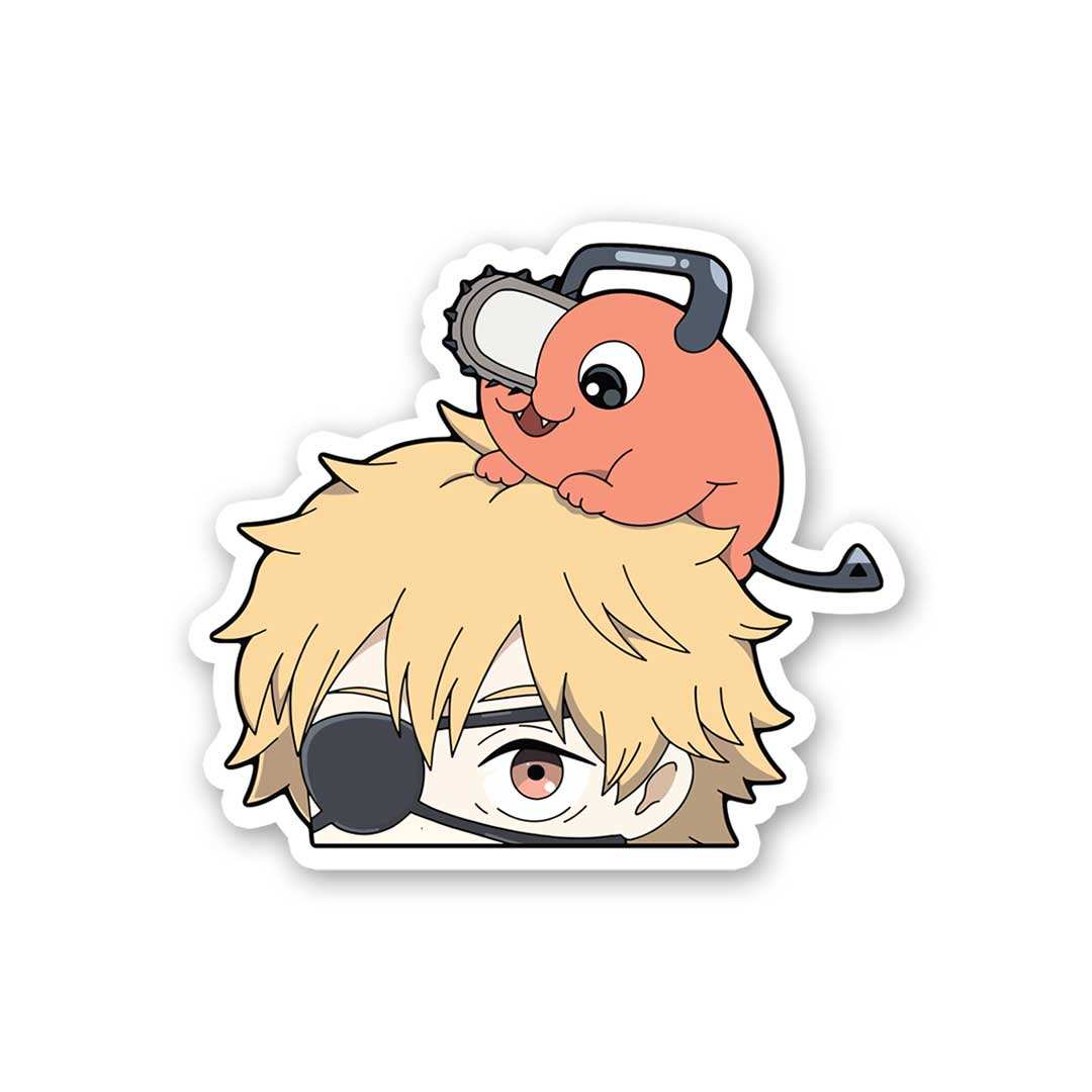Chainsaw Man Chibi Sticker - STICK IT UP