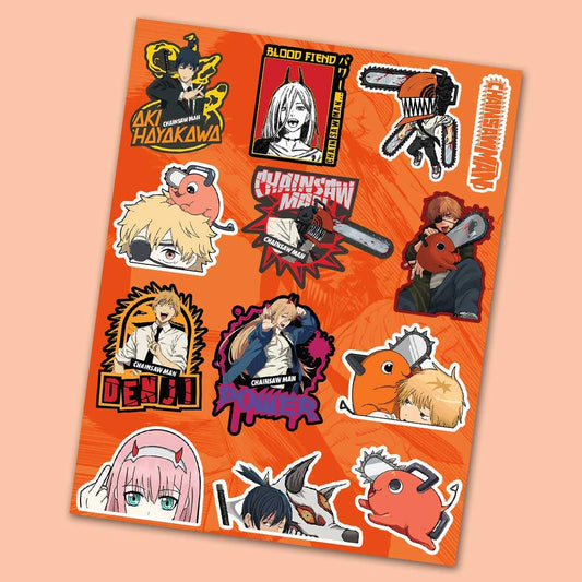 Chainsaw Man Mini Sticker Sheet - STICK IT UP