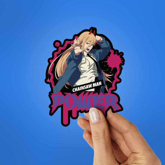 Chainsaw Man Power Sticker - STICK IT UP