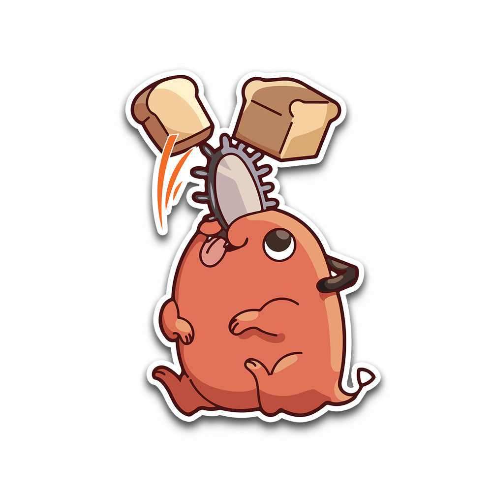 Chainshaw Man Dog Bumper Sticker - STICK IT UP