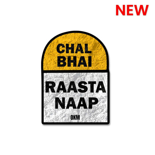 Chal Raasta Naap Sticker - STICK IT UP