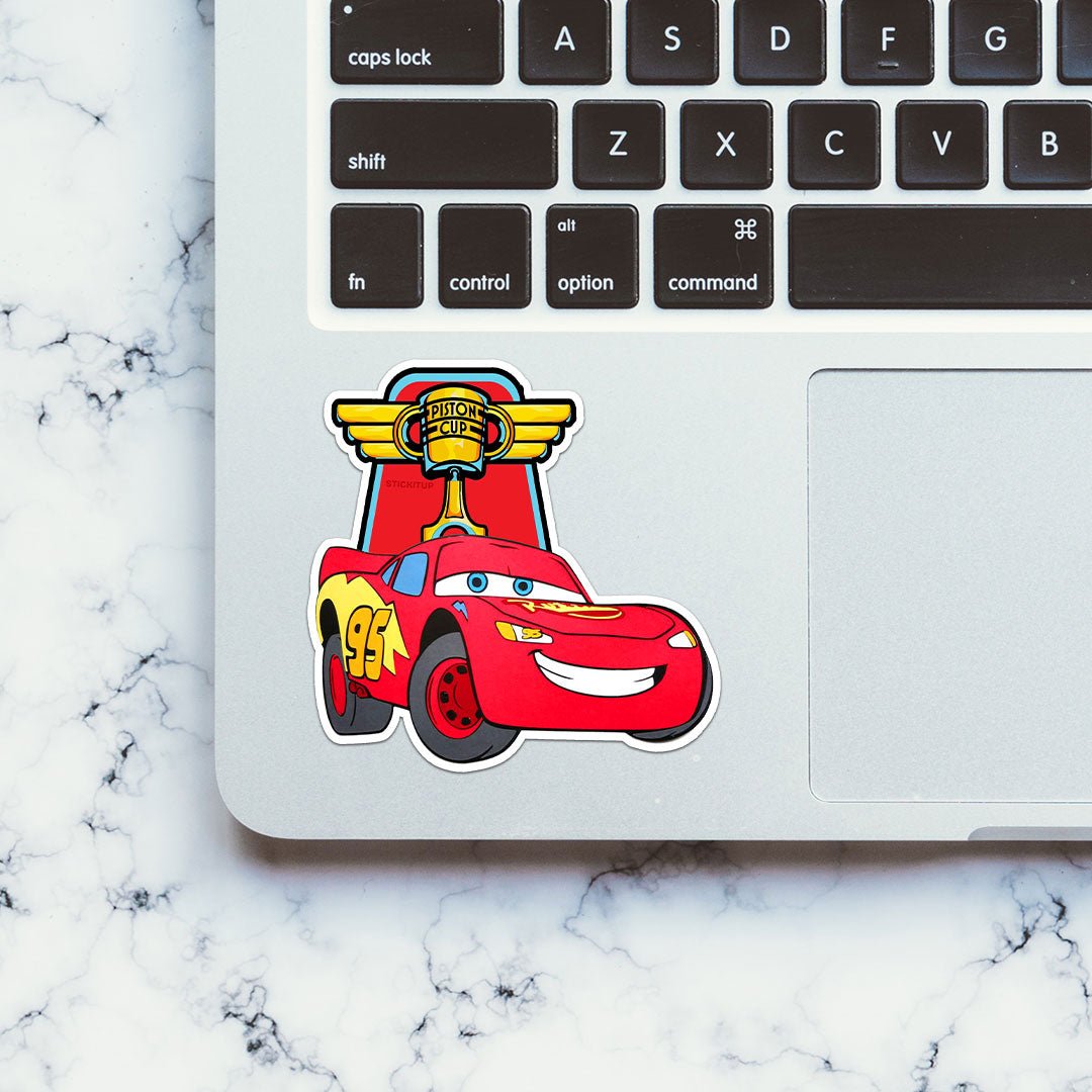 Champion Piston Trophy Sticker - Stickers | STICK IT UP