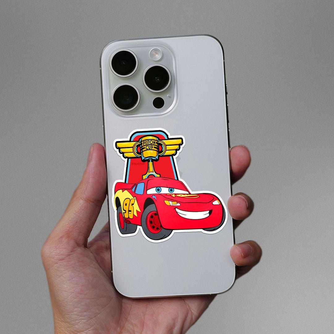 Champion Piston Trophy Sticker - Stickers | STICK IT UP