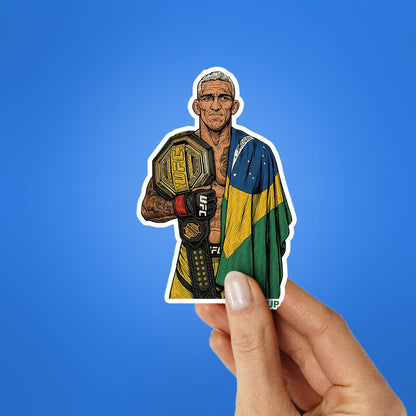CHARLES OLIVEIRA Sticker - STICK IT UP