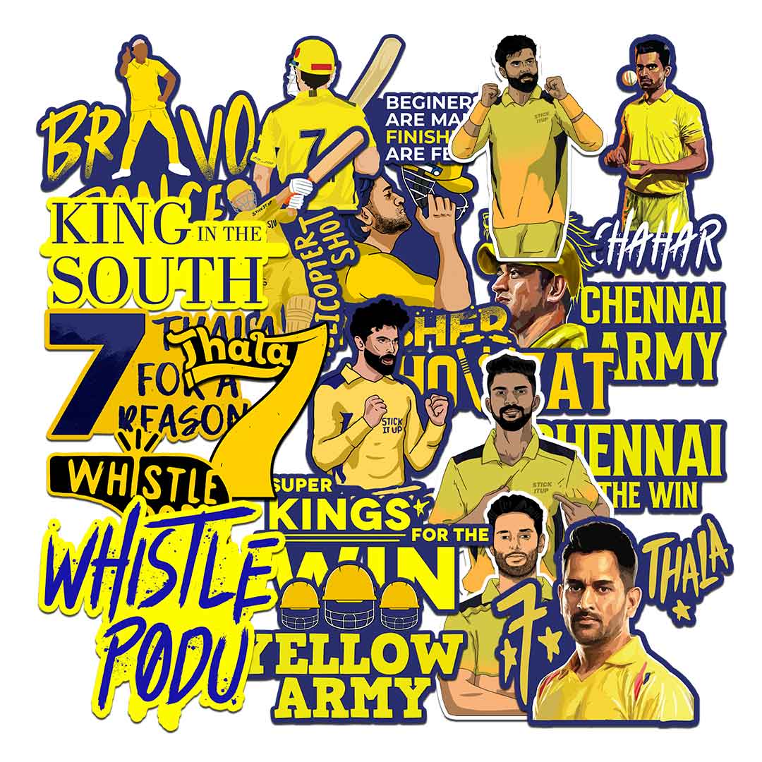 Chennai Sticker Pack [20 Sticker] - Sticker Packs | STICK IT UP