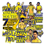 Chennai Sticker Pack [20 Sticker] waterproof vinyl decal for laptop, bike, car & bottle