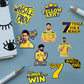 Chennai Sticker Pack [20 Sticker] waterproof vinyl decal for laptop, bike, car & bottle
