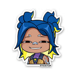 CHIBI ASTRA Sticker waterproof vinyl decal for laptop, bike, car & bottle