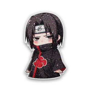 Chibi Ninja Character Glitter Sticker - Glitter Stickers | STICK IT UP