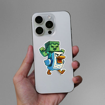 CHICKEN JOCKEY Sticker - STICK IT UP