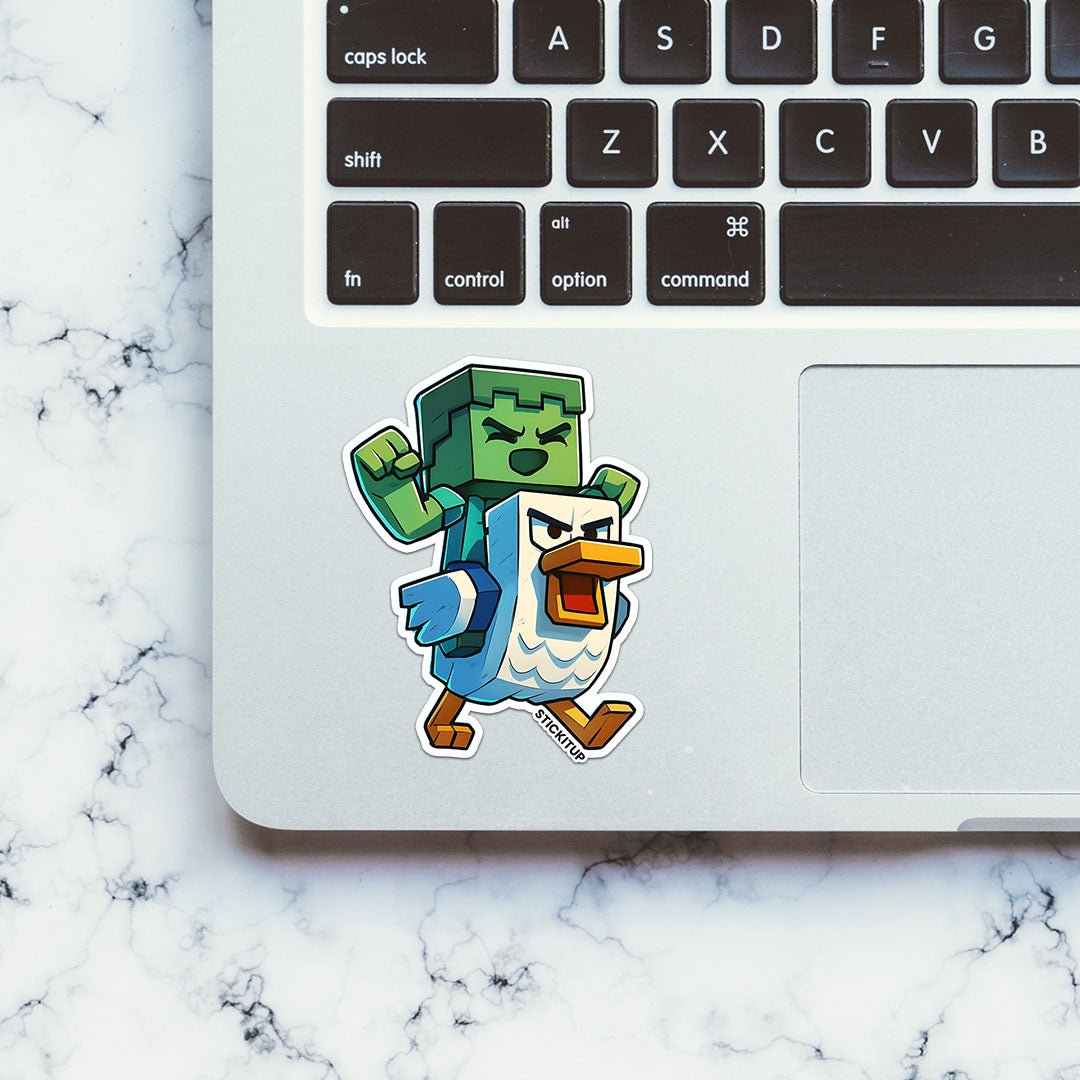 CHICKEN JOCKEY Sticker - STICK IT UP