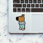 Chill Guy Sticker waterproof vinyl decal for laptop, bike, car & bottle
