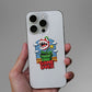 Chomping Plant Game Over Glitter Sticker