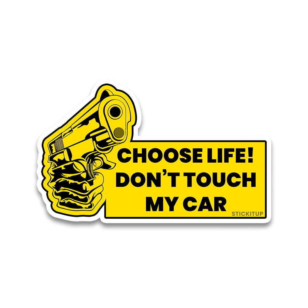 Choose life Bumper Sticker waterproof vinyl decal for laptop, bike, car & bottle