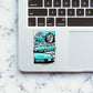Civic Nouva Blue Sticker waterproof vinyl decal for laptop, bike, car & bottle