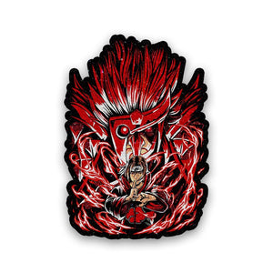 Clan killer Anime Glitter Sticker waterproof vinyl decal for laptop, bike, car & bottle