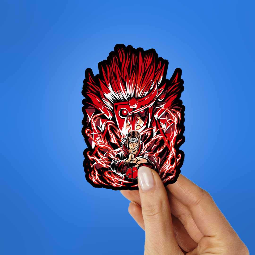 Clan Killer Ninja Anime Sticker waterproof vinyl decal for laptop, bike, car & bottle