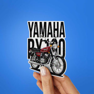 Classic Retro Motorcycle Glitter Sticker - Glitter Stickers | STICK IT UP
