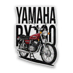 Classic Retro Motorcycle Glitter Sticker - Glitter Stickers | STICK IT UP