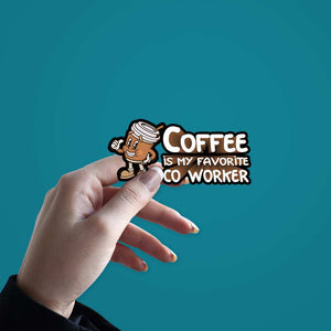 Co Worker Stickers waterproof vinyl decal for laptop, bike, car & bottle
