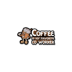 Co Worker Stickers waterproof vinyl decal for laptop, bike, car & bottle