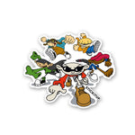 Codename Kids 5 Sticker waterproof vinyl decal for laptop, bike, car & bottle