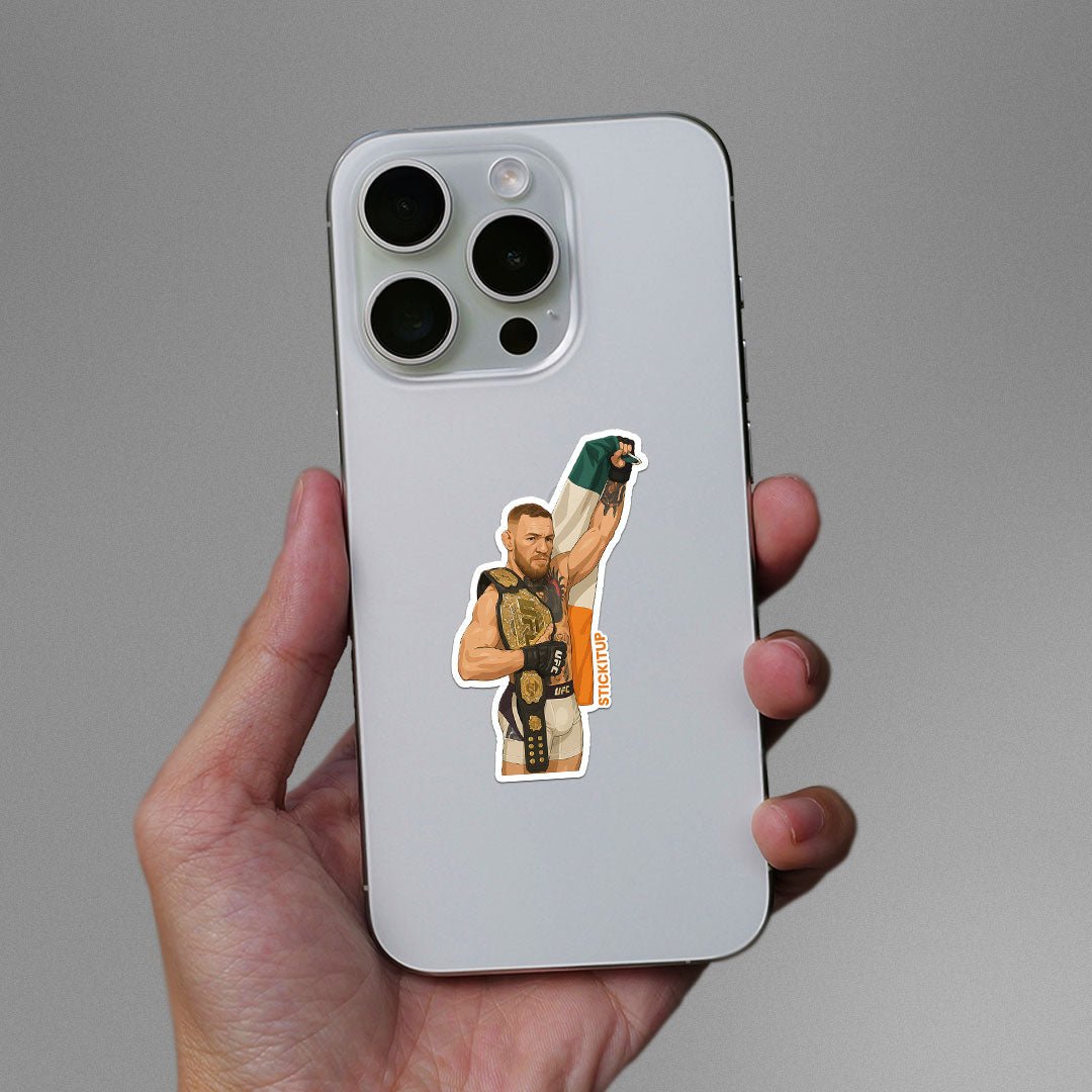 CONOR MCGREGOR Sticker waterproof vinyl decal for laptop, bike, car & bottle