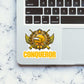 Conqueror Sticker waterproof vinyl decal for laptop, bike, car & bottle
