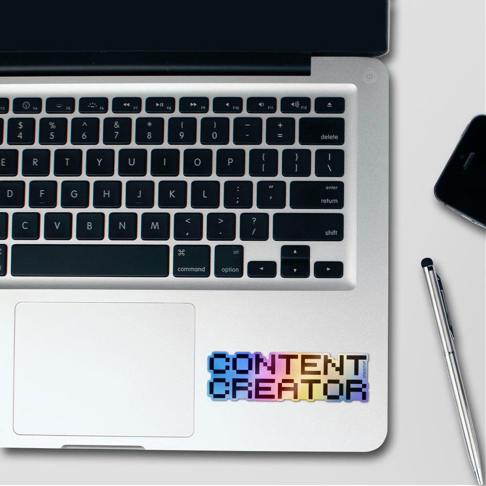 Content Creator Holographic Stickers - Holographic stickers | STICK IT UP