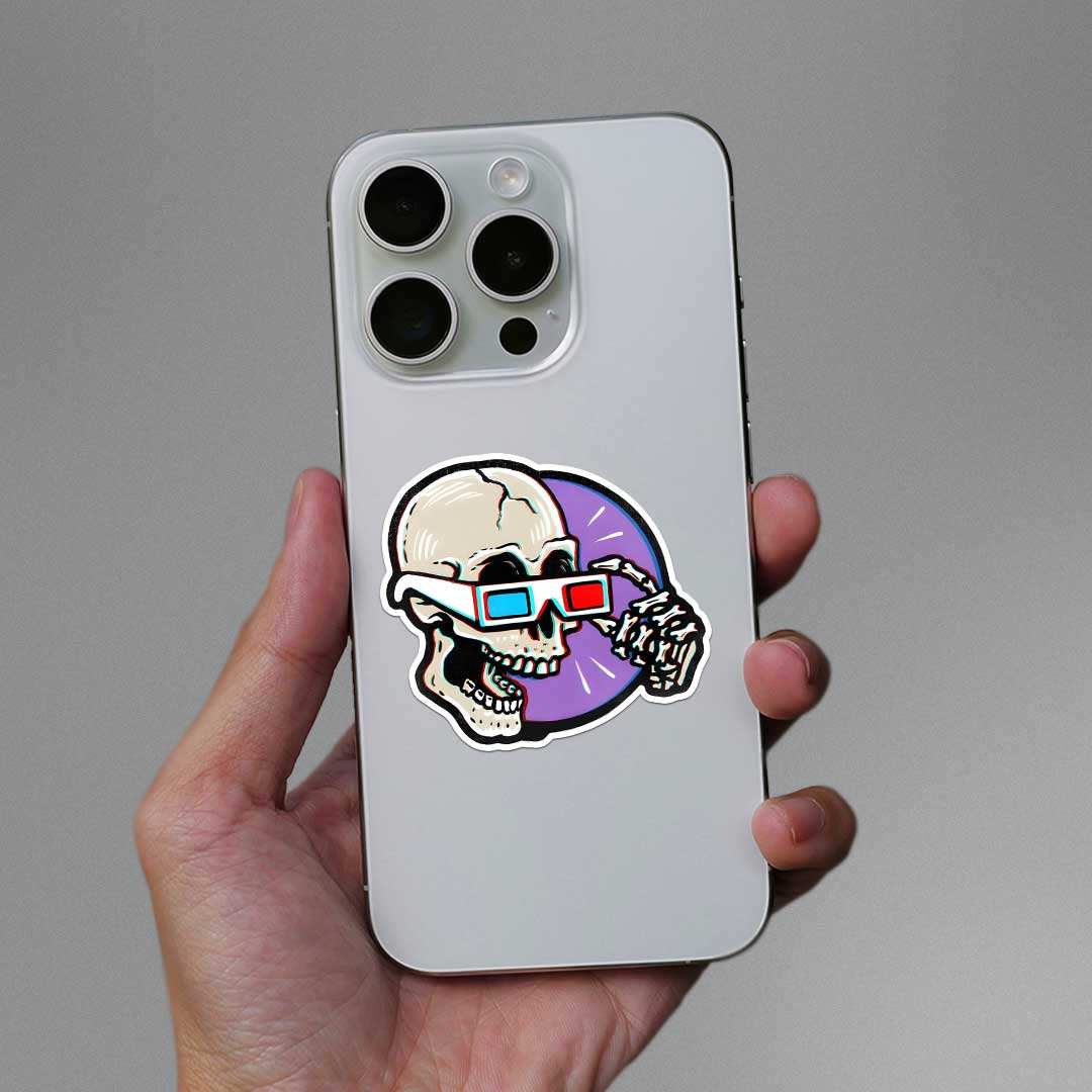 Cool Skull Sticker - STICK IT UP