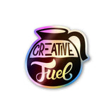 Creative Fuel Holographic Stickers waterproof vinyl decal for laptop, bike, car & bottle