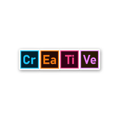 Creative Sticker waterproof vinyl decal for laptop, bike, car & bottle