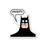 Creepy Sticker waterproof vinyl decal for laptop, bike, car & bottle