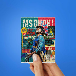 Cricket Legend Collage Glitter Sticker - Glitter Stickers | STICK IT UP